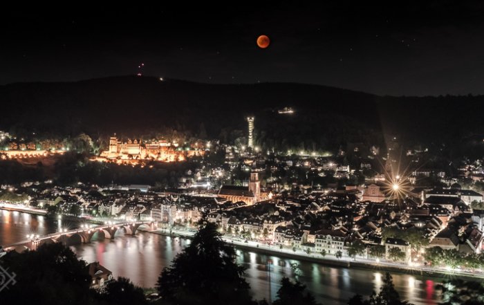 Heidelberg Lunar eclipse July 27th 2018 © Ayoub Ziad